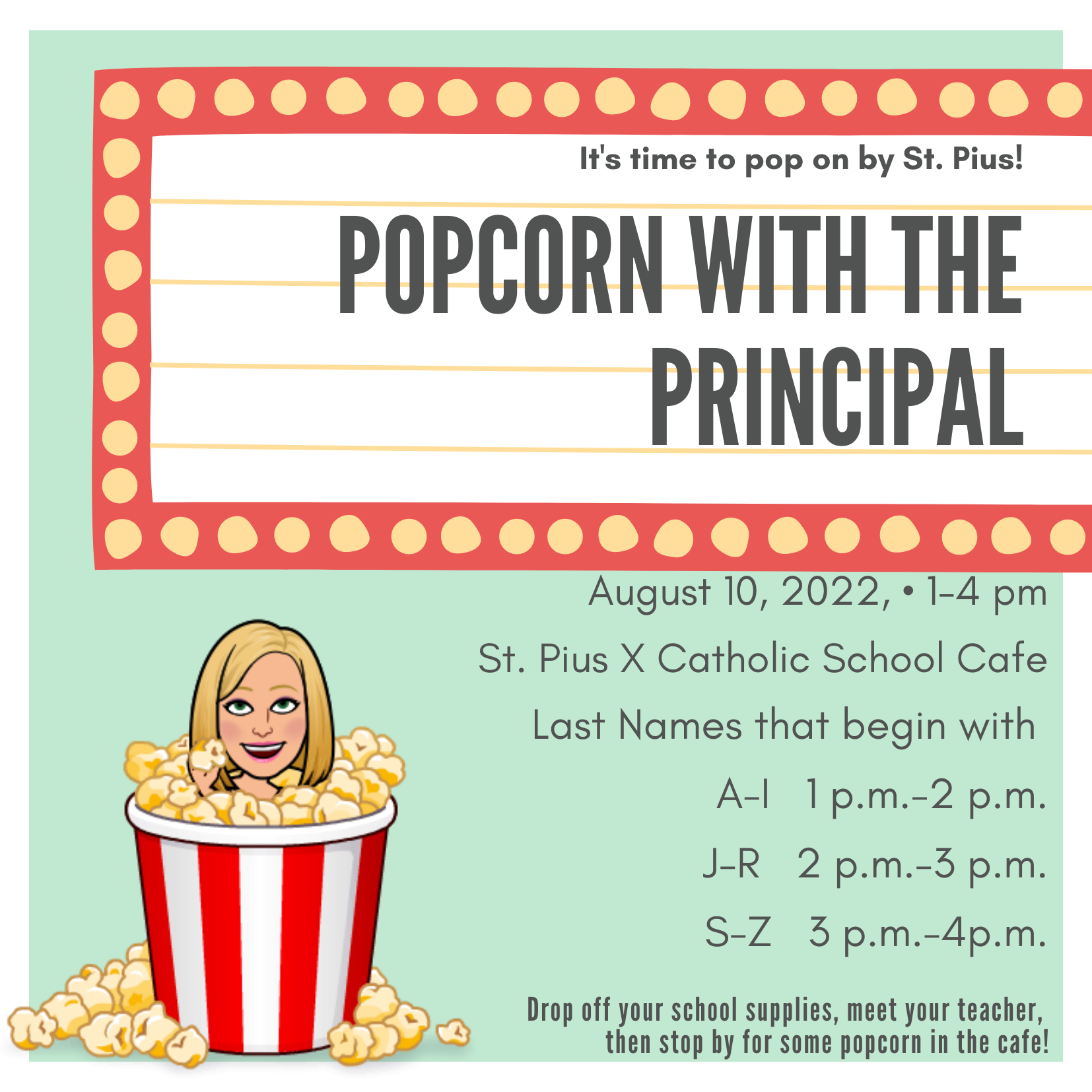 Popcorn with the Principal