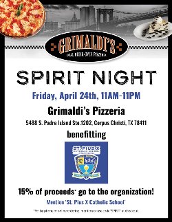 April PTO Spirit Night